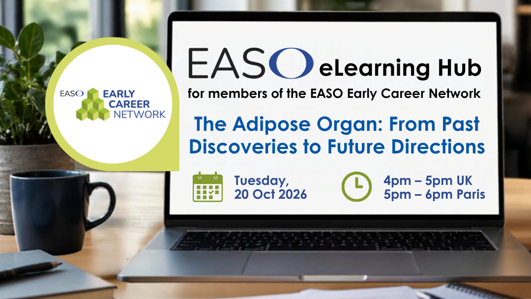 Infographic Learning Events ECN eLearning Hub Webinar: The Adipose Organ from Past Discoveries to ...